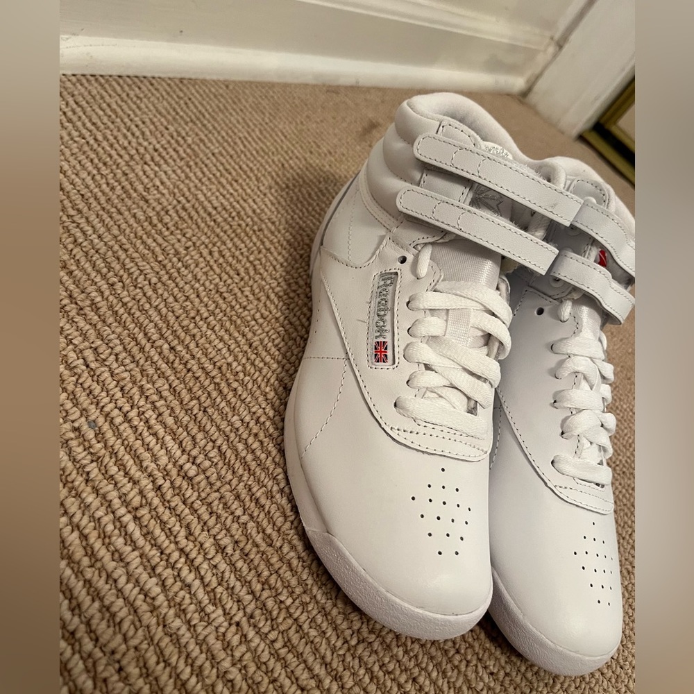 White Reebok Cheer Shoes - Picture 2 of 7